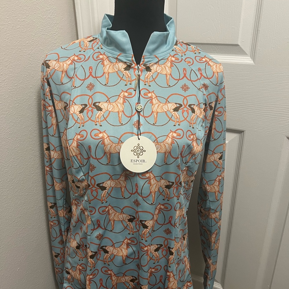 NWT Espoir Equestrian Sun Shirt